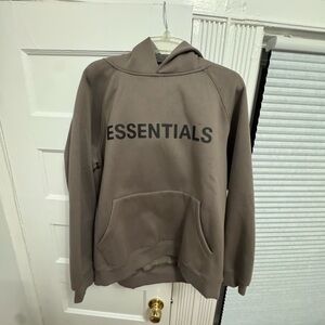 Fear of God Essentials Hoodie in Brown